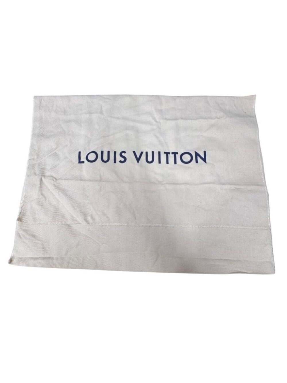 Louis Vuitton Beige Dust Bag Storage Gift Handbags 18”x13" Envelope Authentic